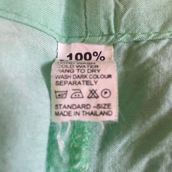 Mint Green Sarong Wrap Pants Free With $35 Purchase - Picture 14 of 14